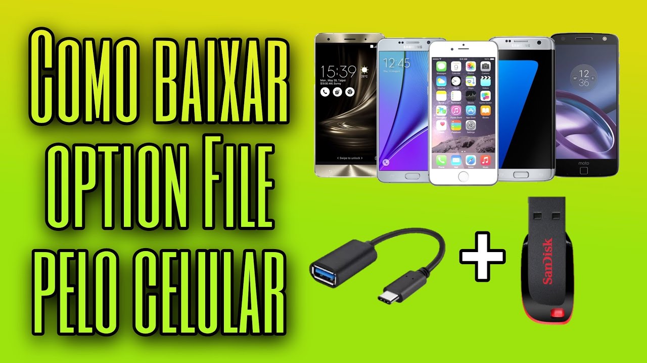 Como Baixar OPTION FILE pelo Celular / SEM PC