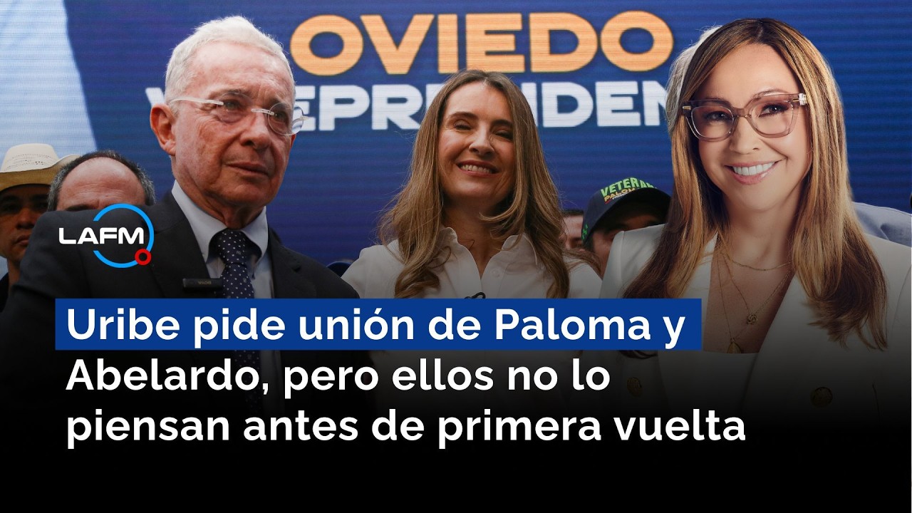Uribe pide unión de Paloma y Abelardo, pero ellos no lo piensan antes de primera vuelta