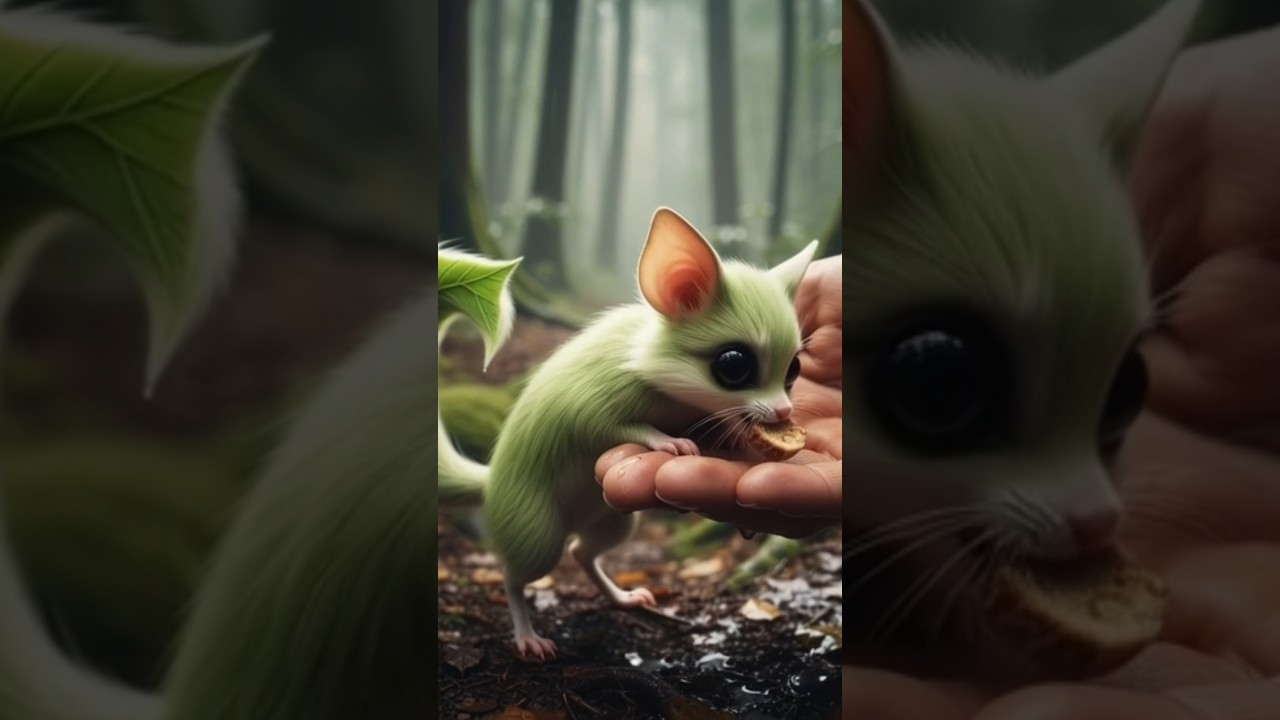 Tiny Fantasy Creature Took Food From My Hand 😲 | POV 4K 