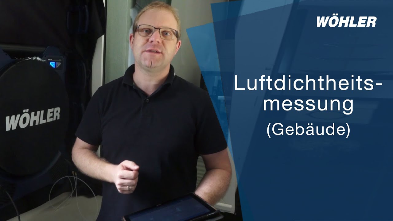 Luftdichtheitsmessung (Gebäude) - Blower Door Test