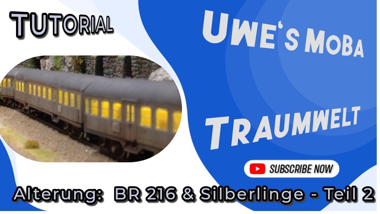 H0 Modelleisenbahn: Alterung: BR 216 & Silberlinge Teil 2