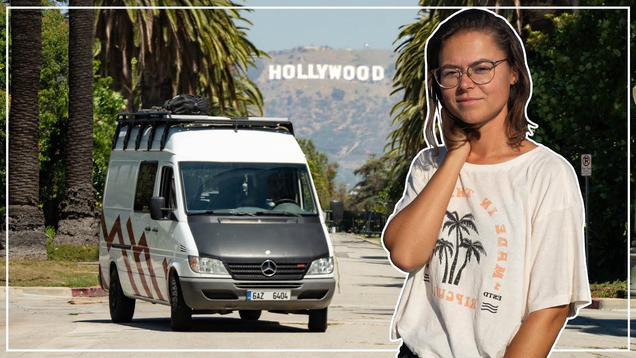 VENICE BEACH, HOLLYWOOD & MALIBU IM VAN | Van Life USA | #106