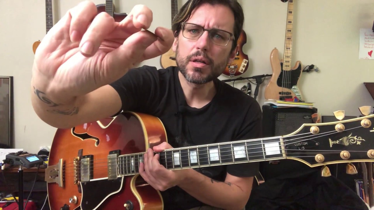 Jazz guitar tone - how pick angle affects your sound