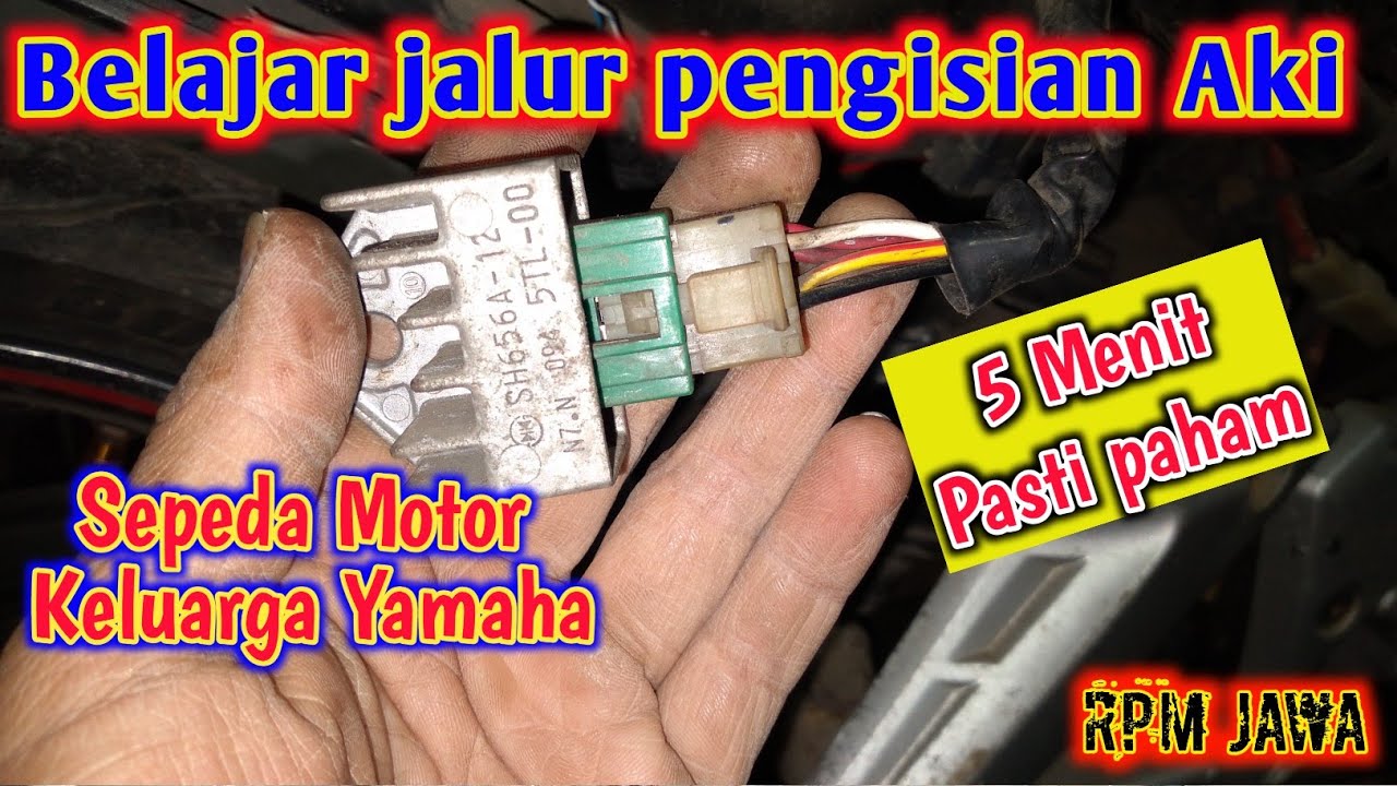 Jalur pengisian aki motor yamaha jupiter,vega,mio || Jalur socket kiprok motor yamaha