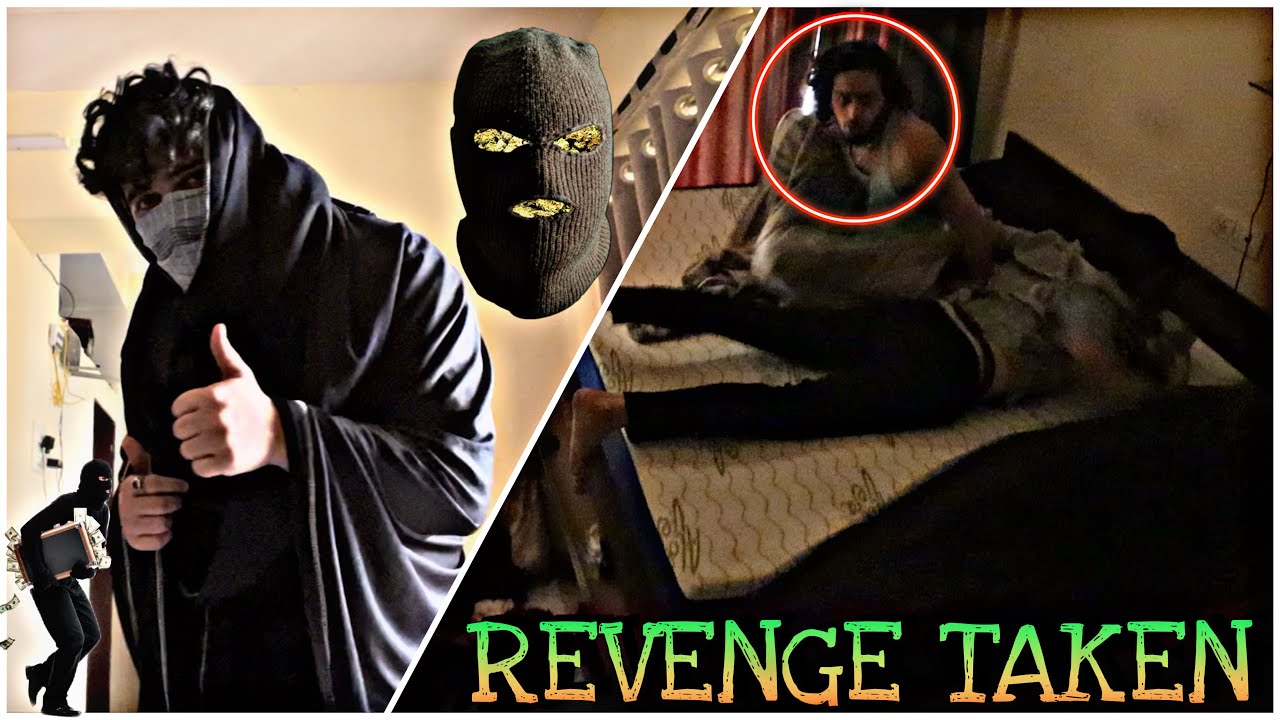THIEF PRANK on my ROOMMATES 🤯👤*scariest prank ever*