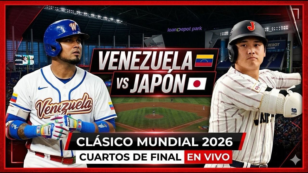 🔴VENEZUELA vs JAPÓN EN VIVO | CUARTOS DE FINAL Clásico Mundial 2026 | Narración y Reacciones