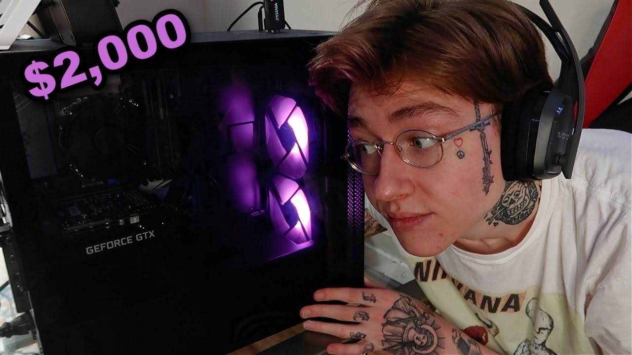 i bought a gaming PC... *unboxing + gameplay*