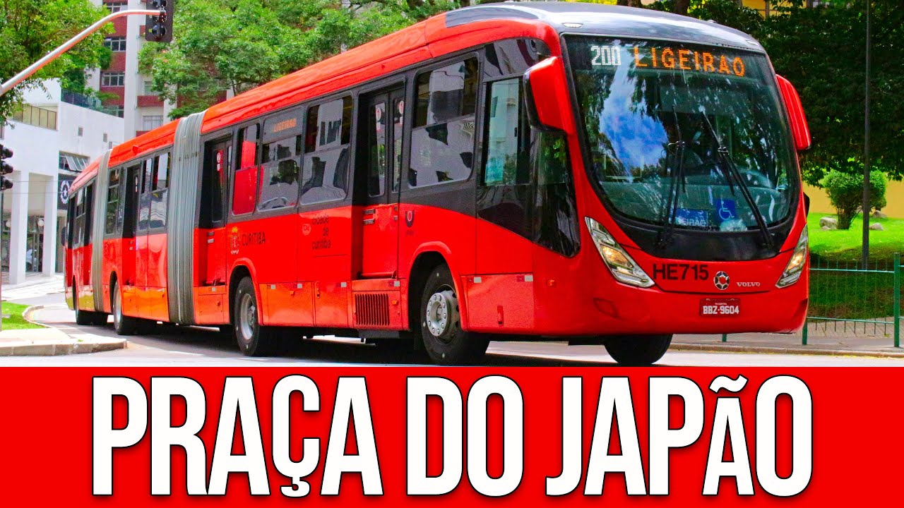 Praça do Japão (Curitiba/PR) - Movimentação de Ônibus #174
