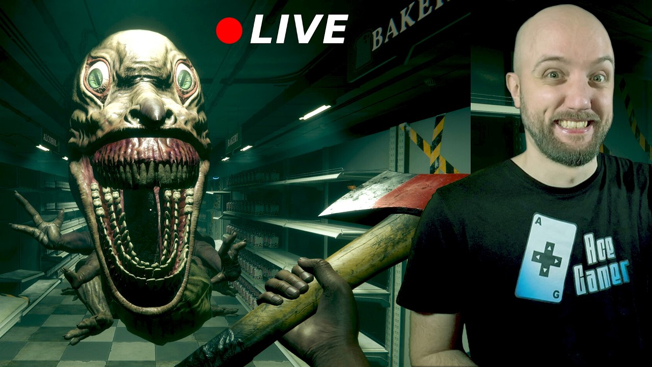 LIVE - GHIGNO LURIDO nel supermercato!