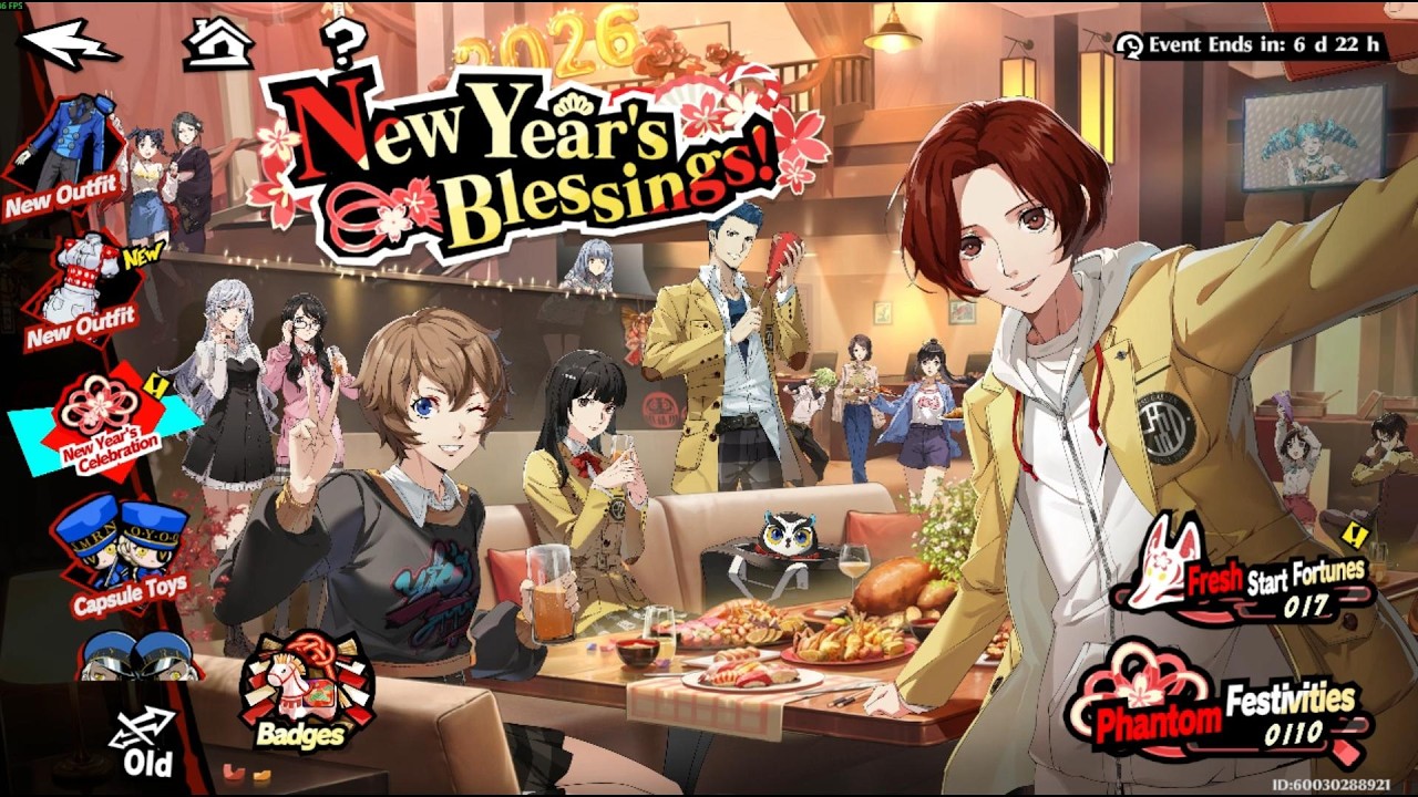 persona 5 phantom x evento 2.7 año nuevo global
