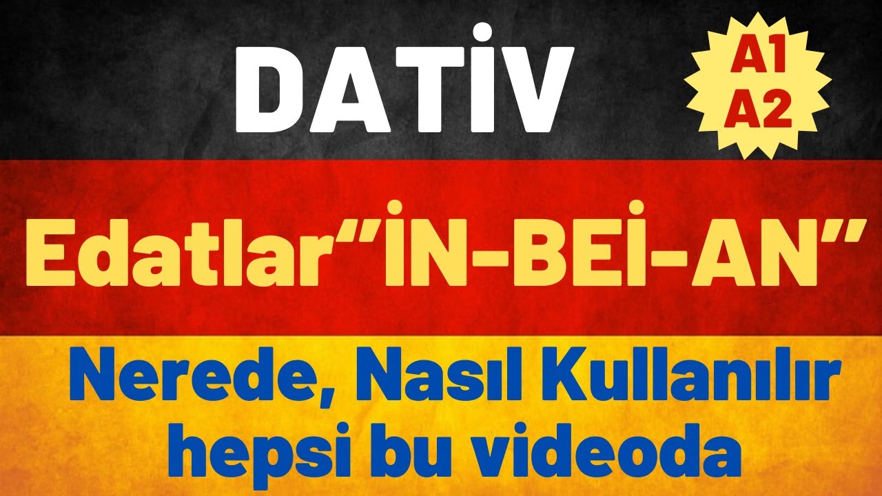 Ders 38 / ''İN-BEİ-AN''   #deutsch #deutschlernen #deutschkurs #almancaa1 #almancaöğreniyorum
