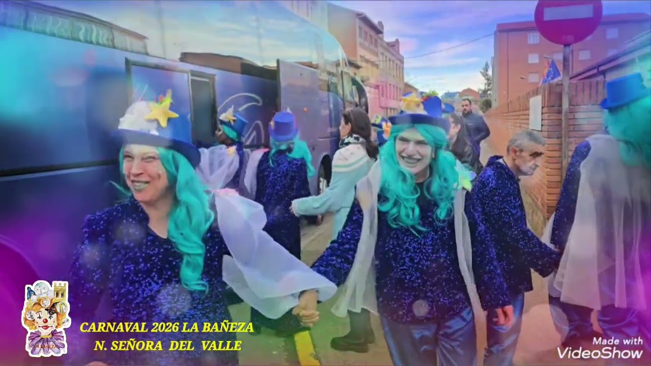 NUESTRA SEÑORA DEL VALLE .GRUPO ACUARELA CARNAVAL LA BAÑEZA 2026.MUSA ANA GANCEDO DEL BARRIO.
