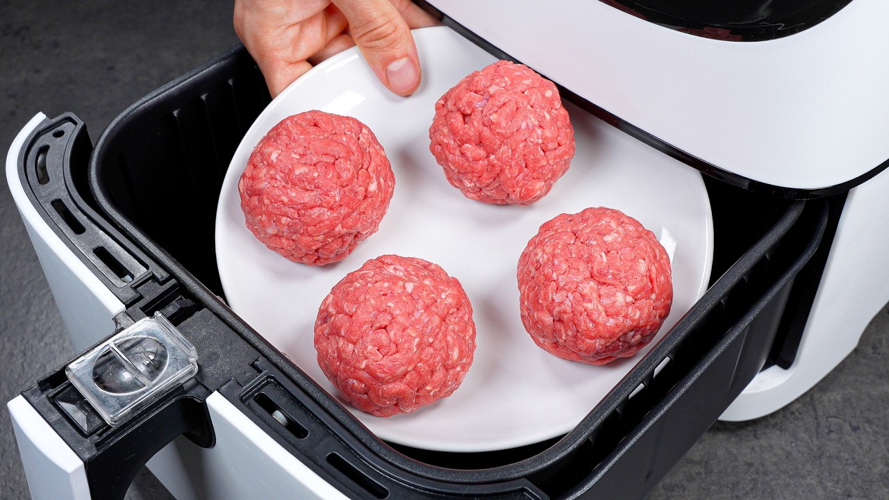 Ground Meat + Air Fryer = My Easiest Dinner Ever!