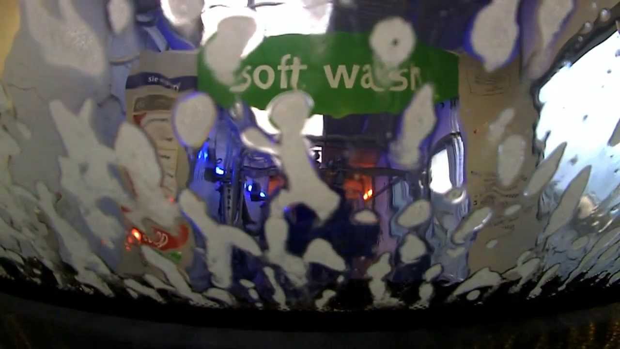 eine fahrt durch die imo Waschstraße in Haltern am See