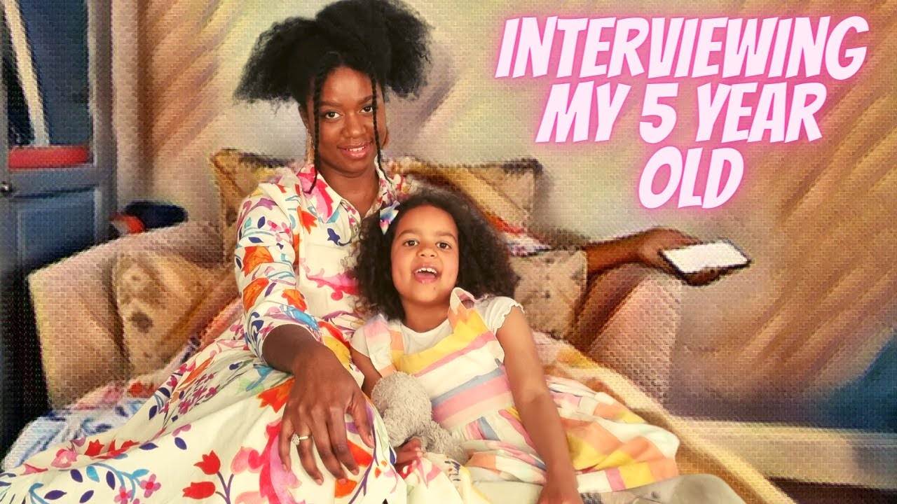 Interviewing my 5 year-old
