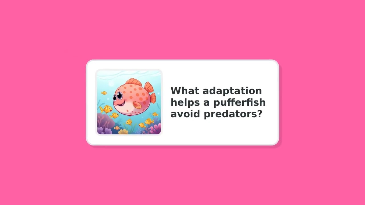 Fun Kids AMAZING ANIMAL ADAPTATIONS Quiz for Kids! 🦁