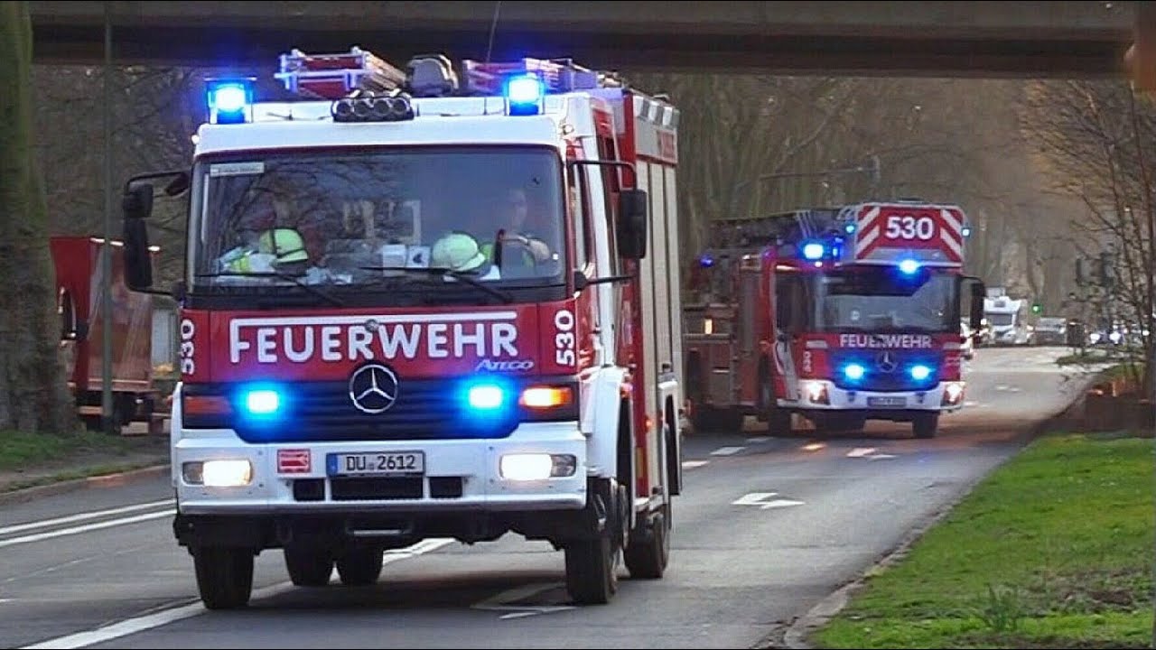 [GROẞEINSATZ in DUISBURG!] Zahlreiche Einsatzfahrten von Freiwilligen Feuerwehren zu Bombenfund
