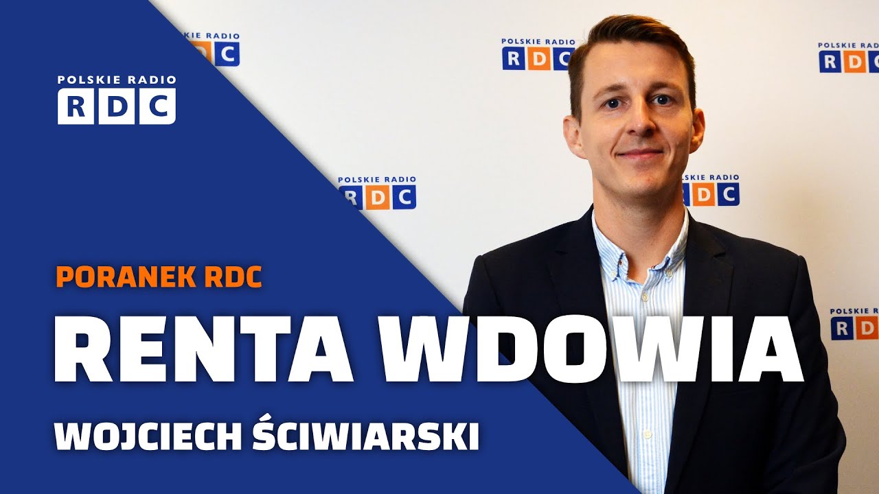 Renta wdowia - jak się starać o świadczenie? | Wojciech Ściwiarski, ZUS | Poranek RDC
