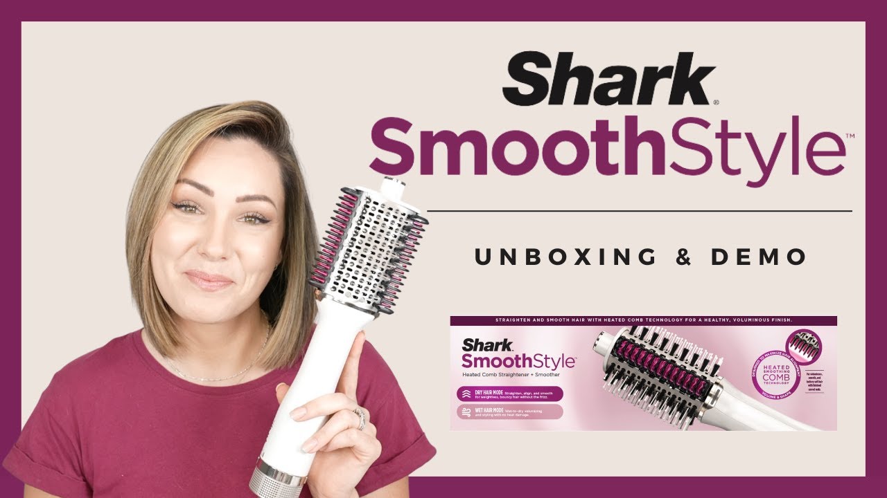 Распаковка и демонстрация Shark SmoothStyle || Фен с двумя режимами