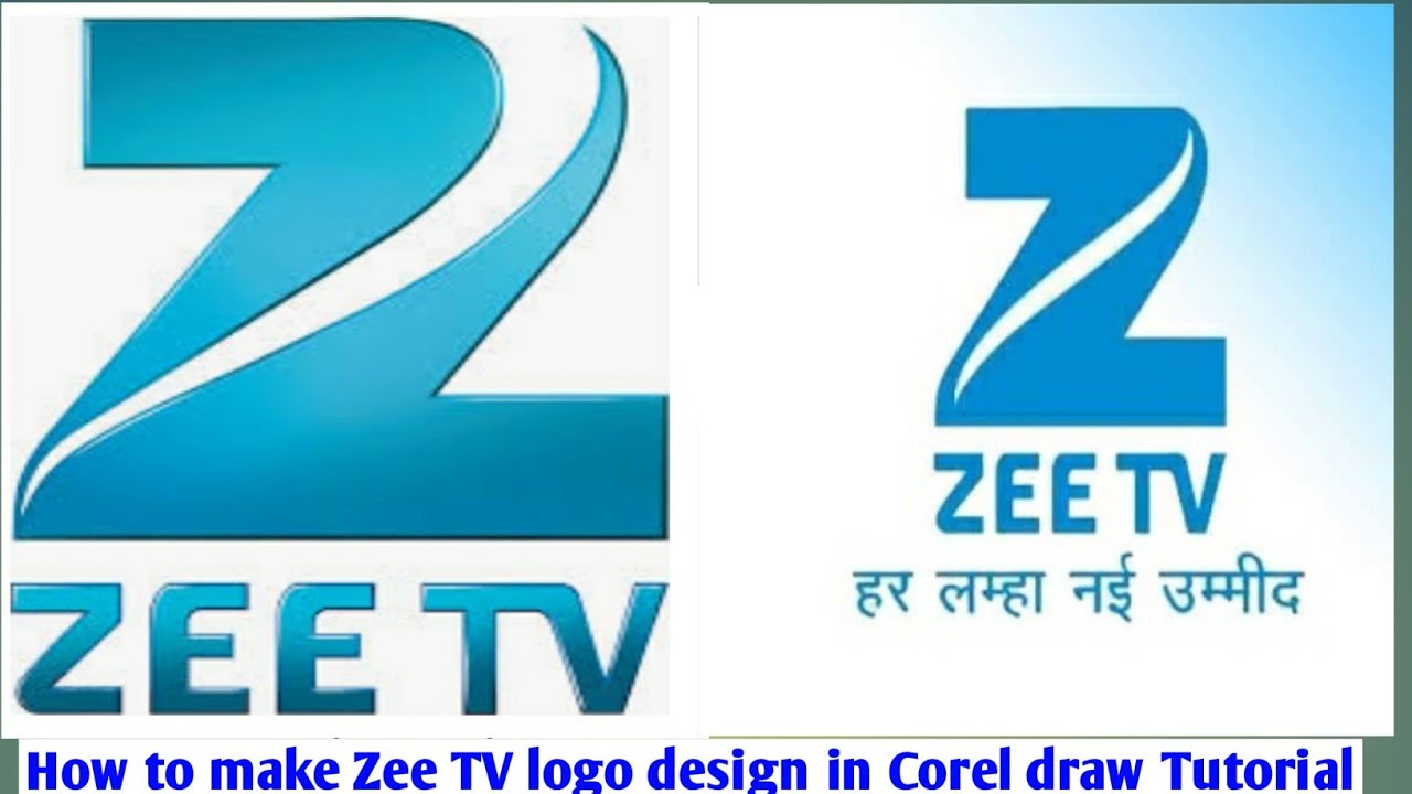 How to make Zee TV logo design in Corel draw Tutorial- आप लोग PLEASE 🙏 CHANNEL को SUPPORT कीजिए