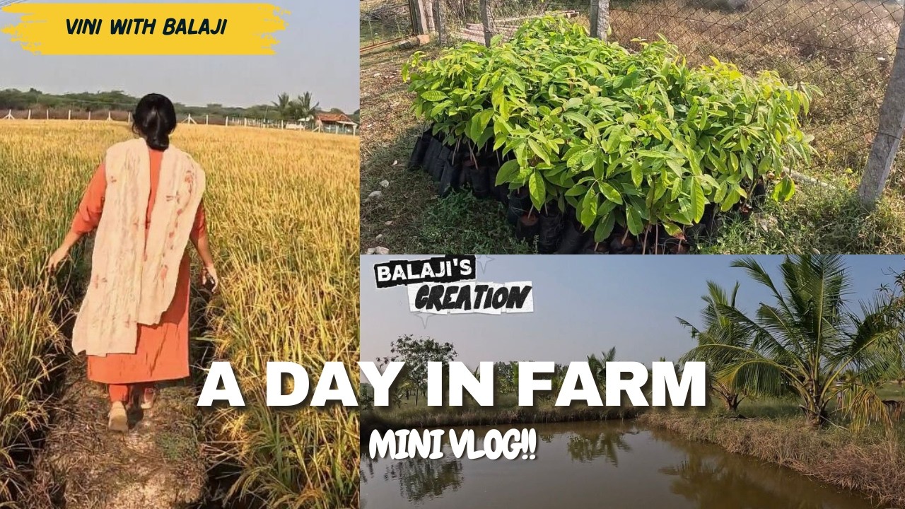 Our Small Family Garden🌿A Peaceful Morning on the Farm!!