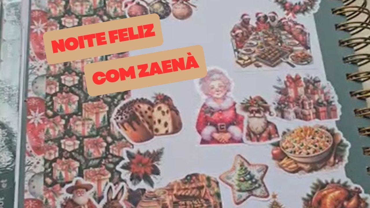 Decorando a CAPA e a SEMANA do planner da ZAENÁ.