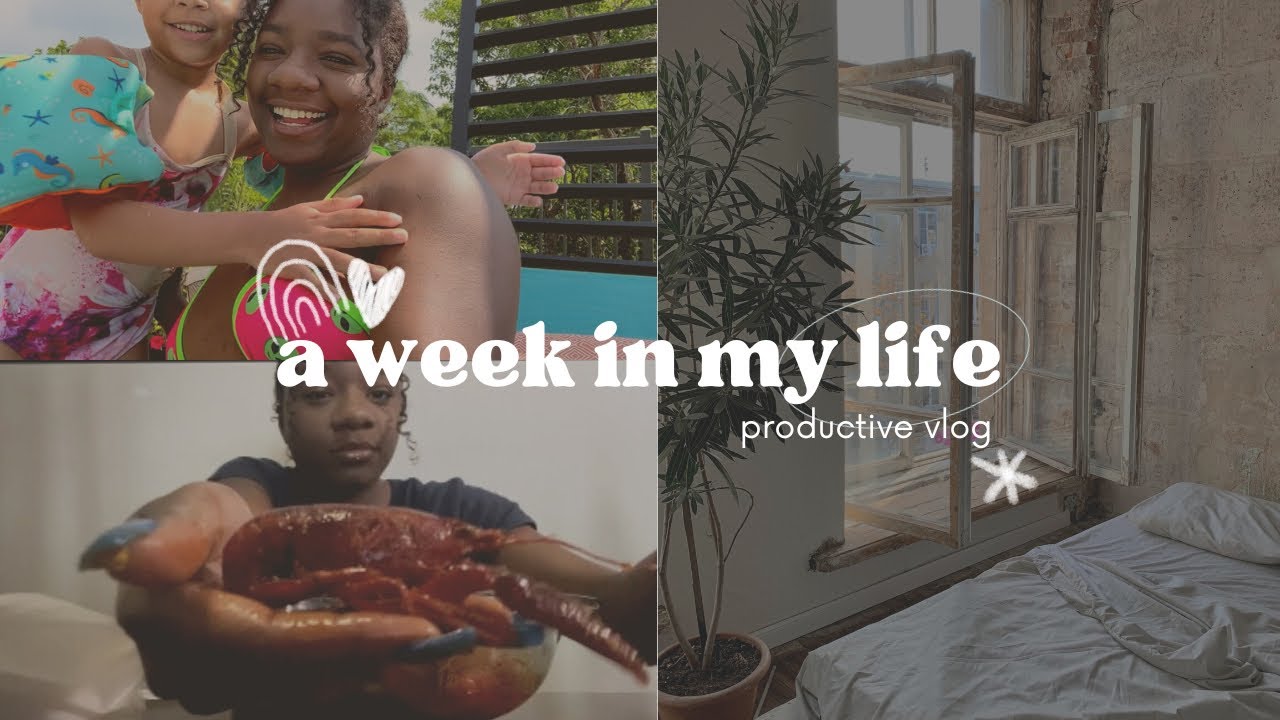 A WEEK IN MY LIFE || VLOG (lake house, eating crawfish, done w boys, pool vibes)  