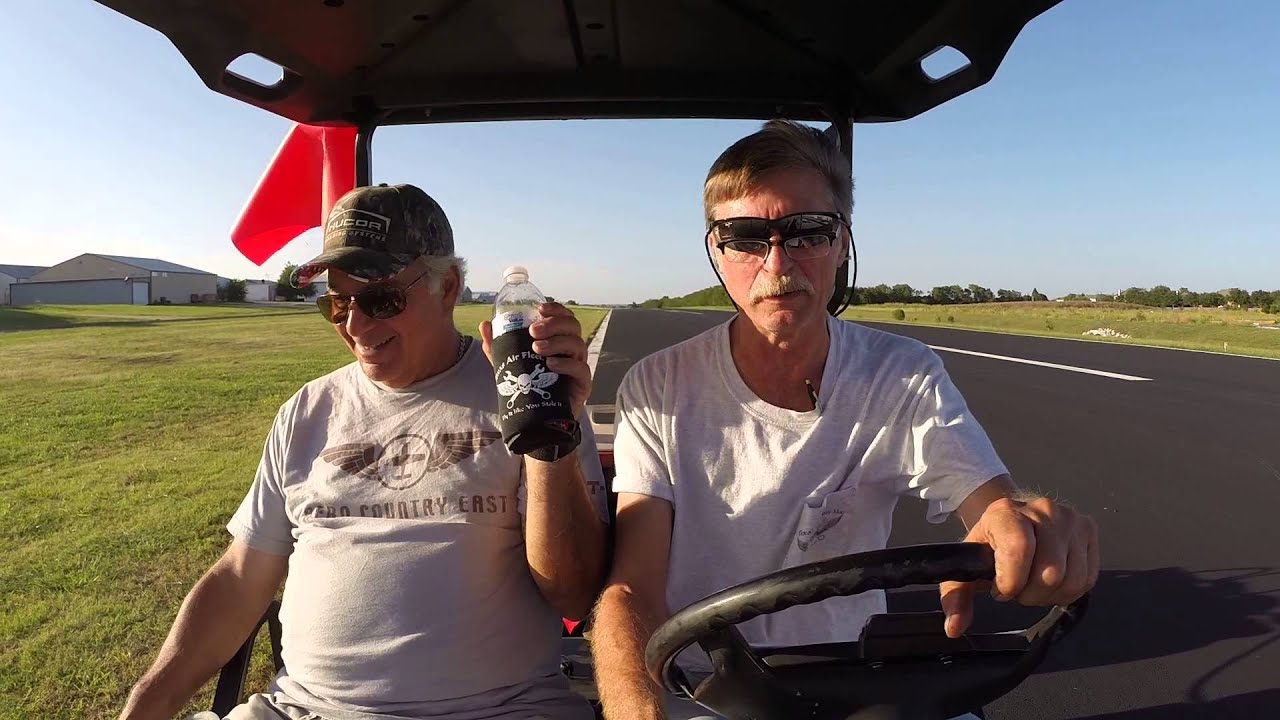 Airplane Repo -  Kevin Lacey and Mike Doing Some Runway Maintenance -