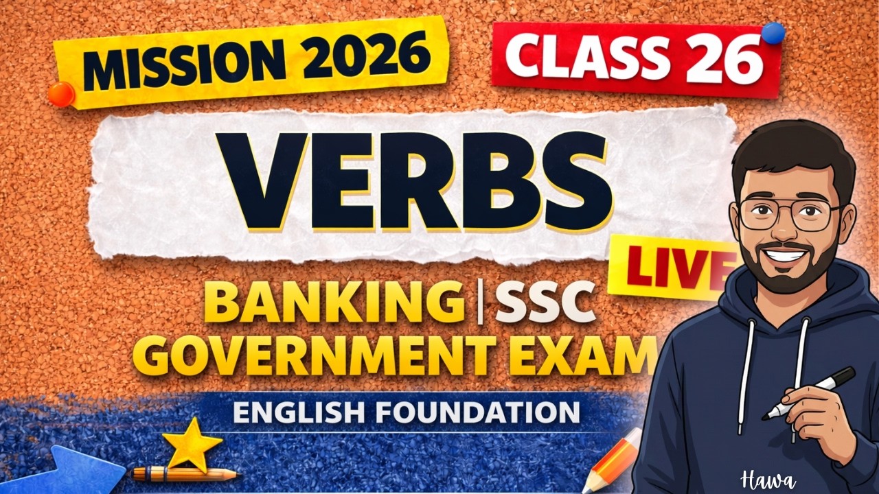 🔥 Day 26: Grammar Foundation | Mission CGL 2026 | HAWA