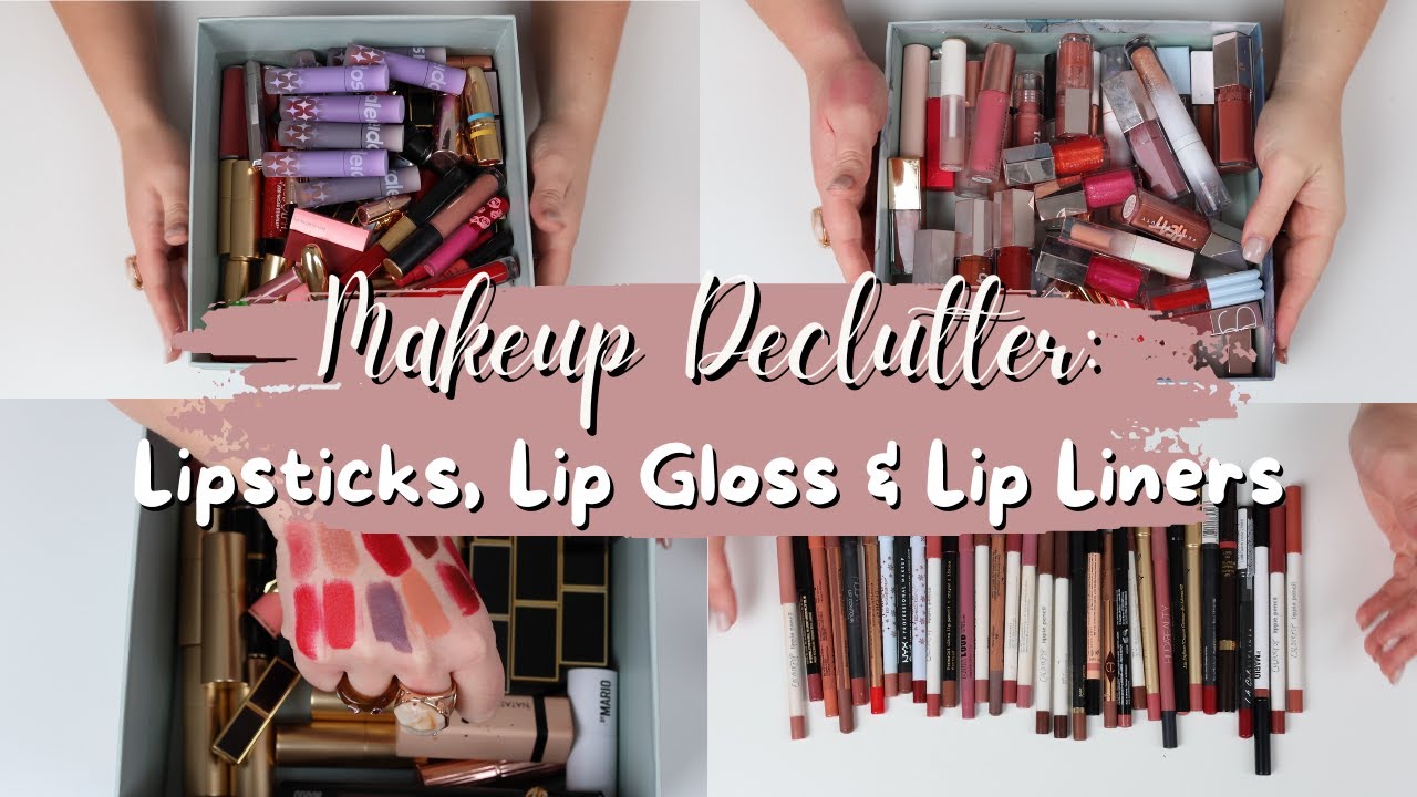 Decluttering And Swatching My Entire Lipstick Collection