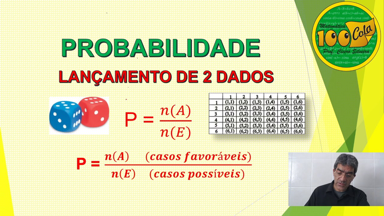 PROBABILIDADE - LANÇAMENTO DE DOIS DADOS