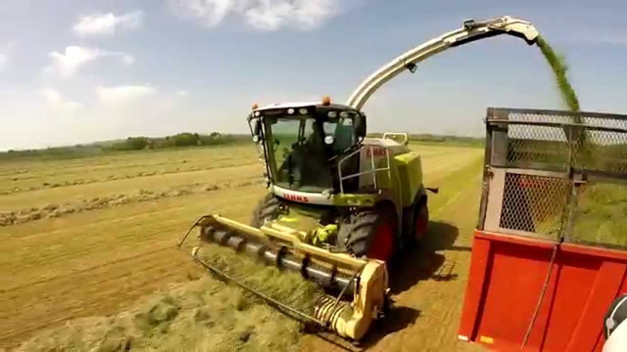 Ensilage d'herbe 2015 GoPro fendt 716-718-716-724-822 et Class jaguar 940