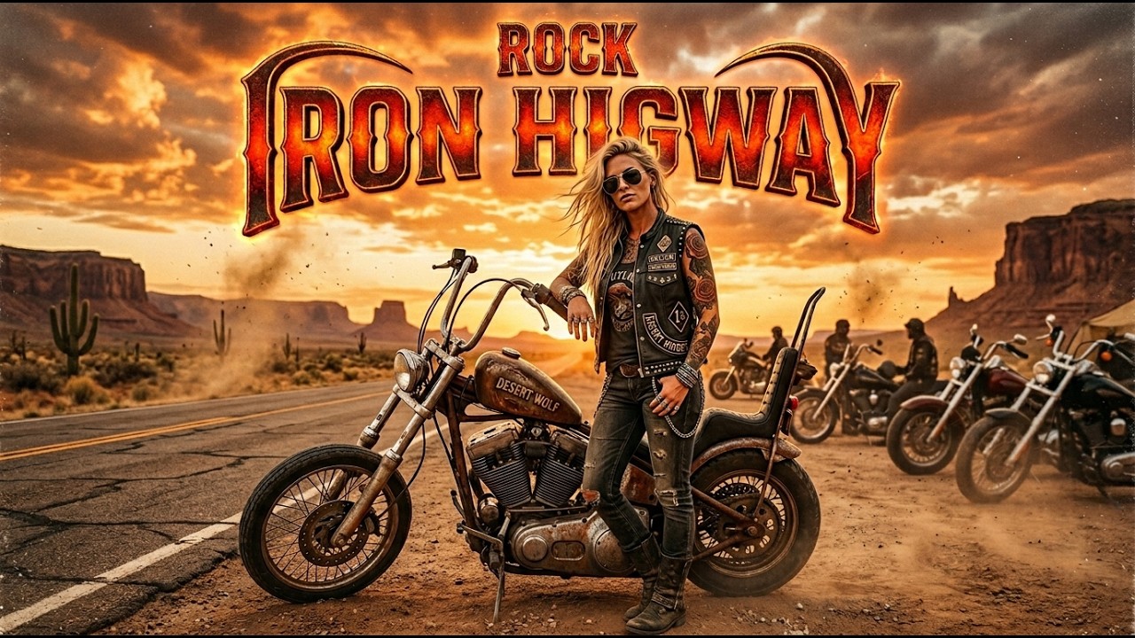Outlaw Desert Run – Rusty Harley Rebels on the Iron Highway | Southern Rock Road Trip #highwayrock