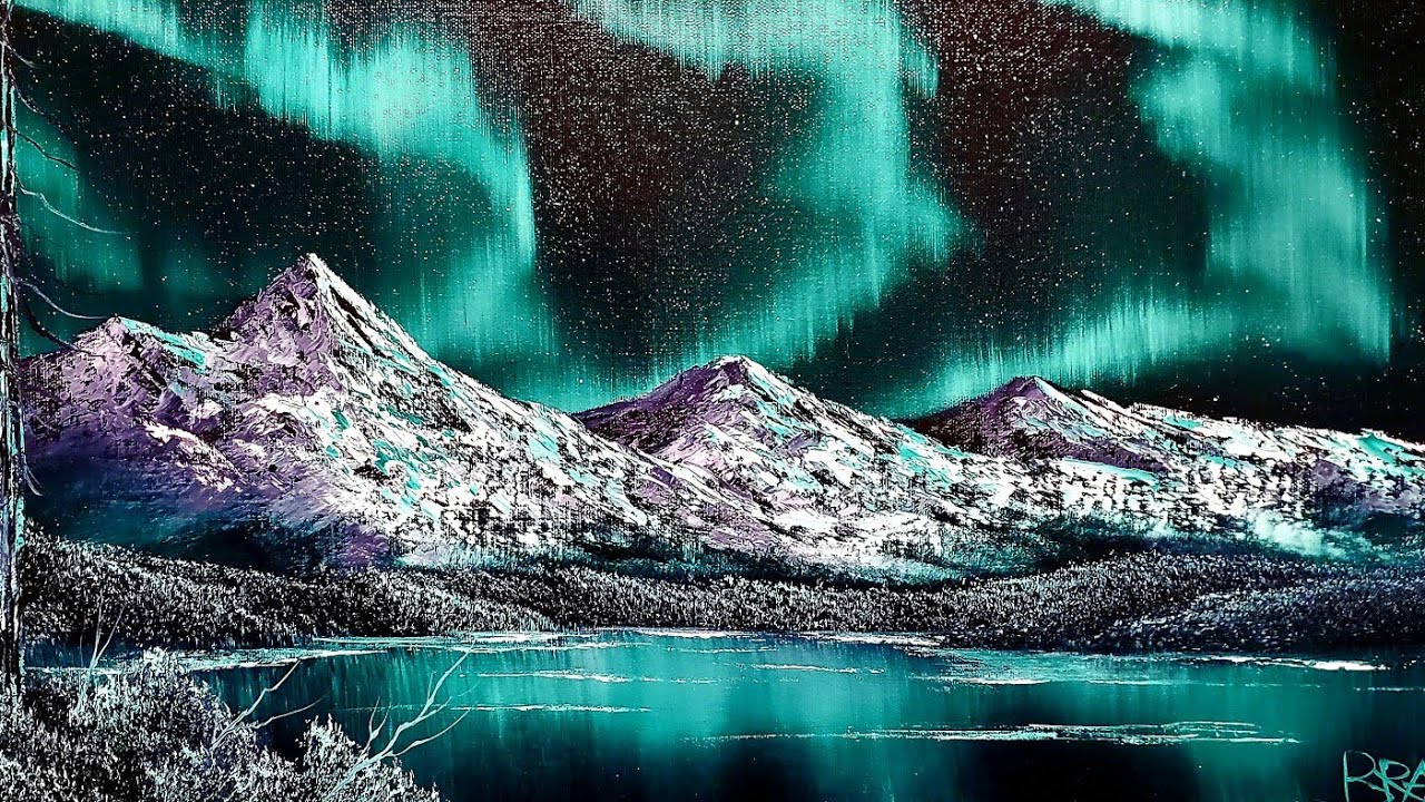 Bob Ross Certified Instructor Oil Painting 