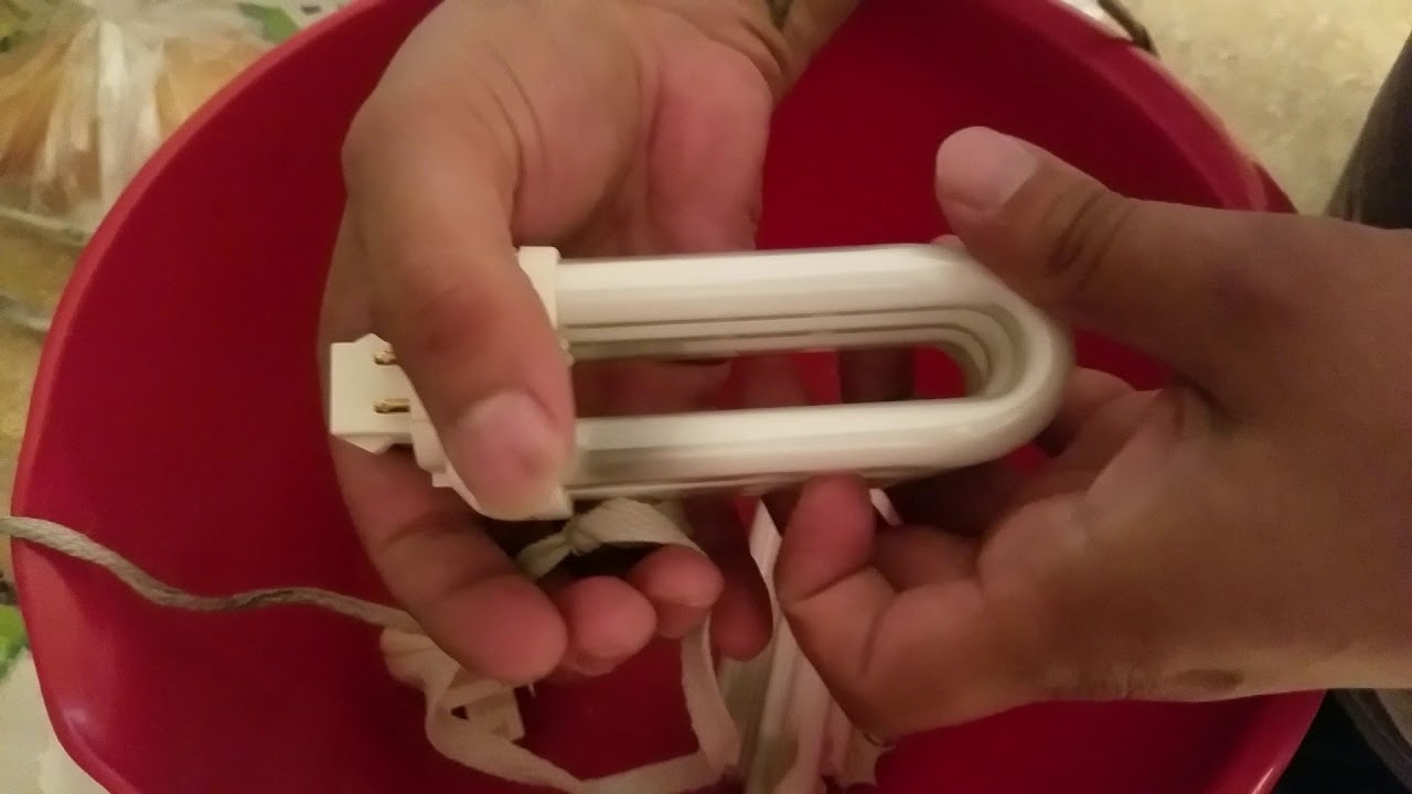 Easily replace recessed lighting compact florescent light (CFL) bulb.