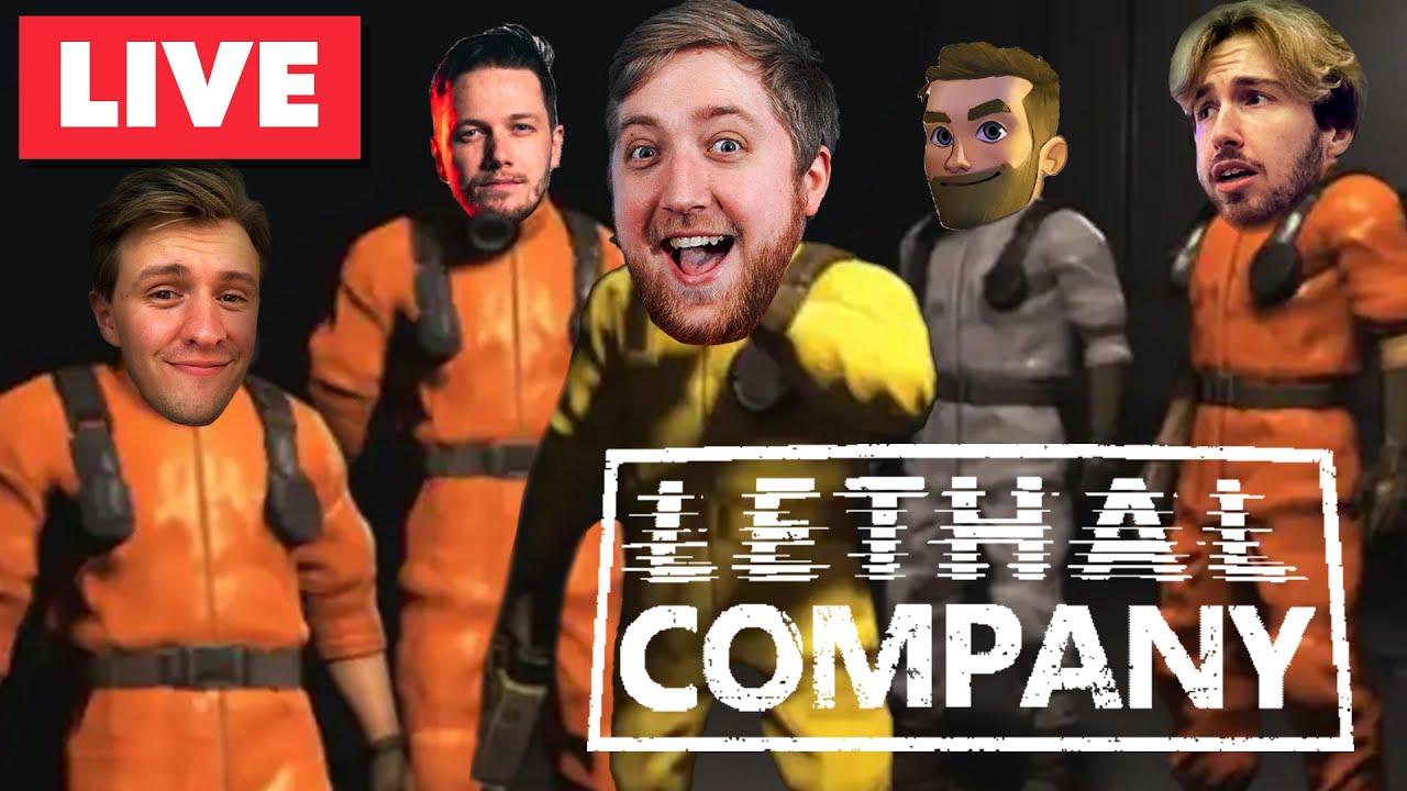 🔴 BIG Lethal Company Lobby w/ Timmy, Oli, Sausage, CPK, Lizzie + Pixlriffs!
