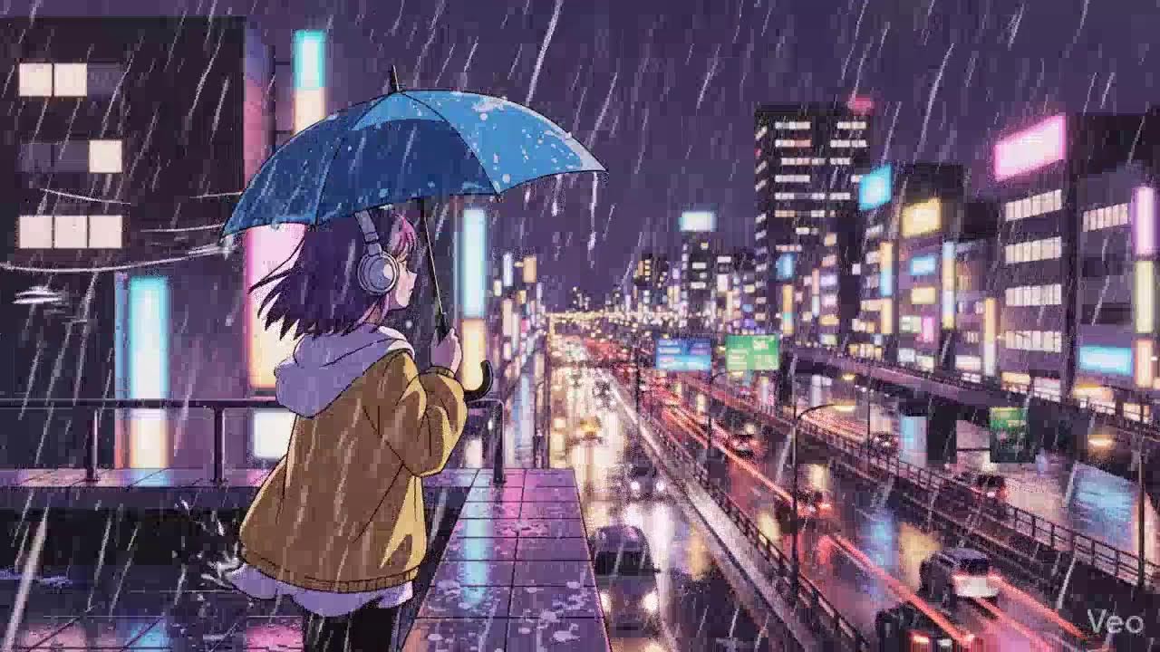 Japanese Rainy Night 🌧️ Chillhop Lofi Study Music