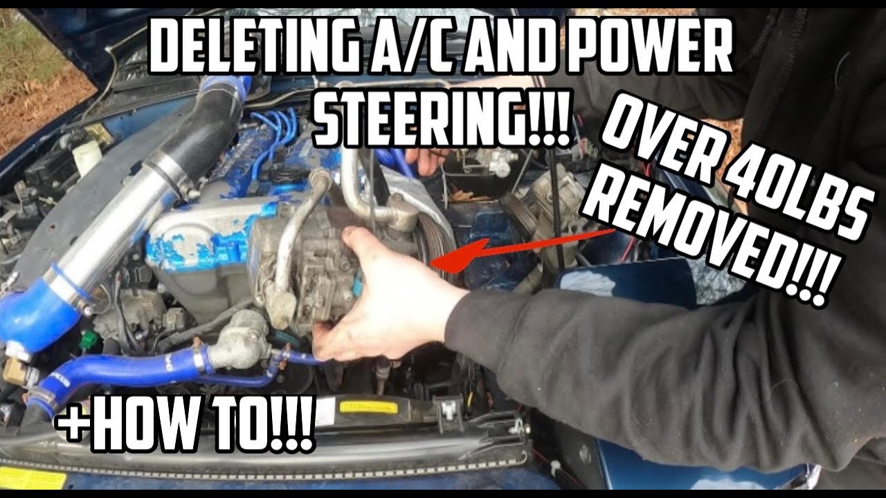 Deleting A/C AND Power Steering on my Miata!!! (Part 1 of Suspension and Steering Overhaul)