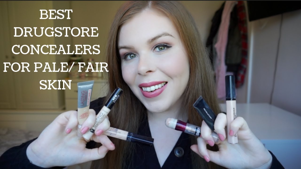 BEST DRUGSTORE CONCEALERS FOR PALE FAIR SKIN 2018