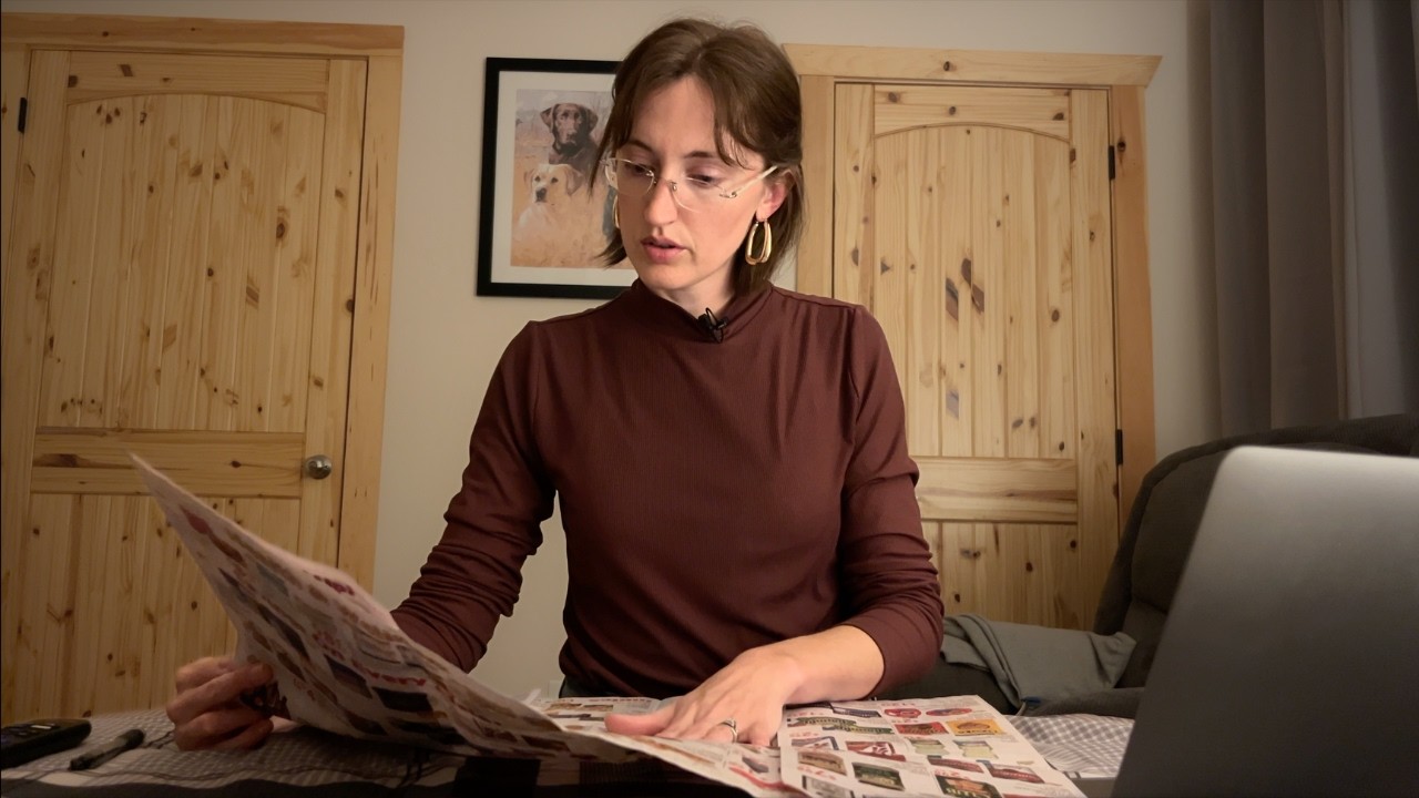 ASMR Grocery Store Checkout Roleplay (soft spoken, catalogue crinkles, scanner beeps, typing)