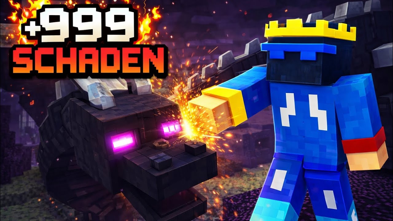 Minecraft aber ich bin 999 mal Stärker