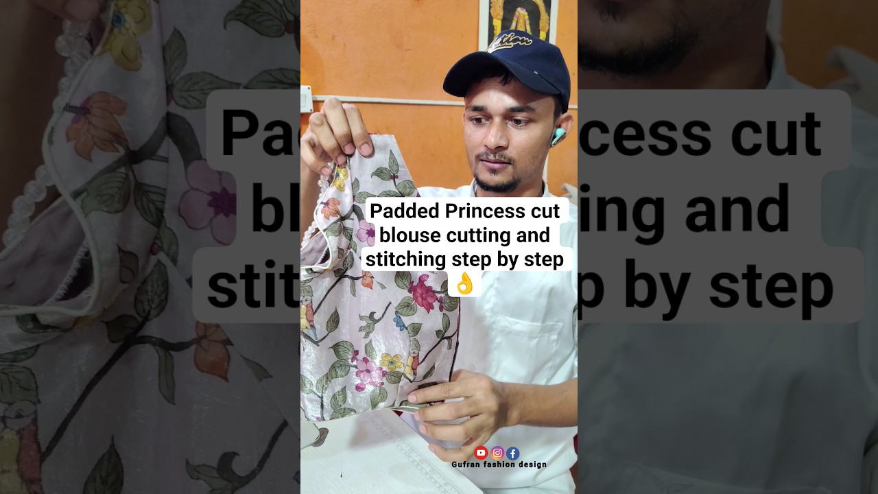 Aaj Sikhiye Padded Blouse Perfect Fitting | Cutting to Final Stitch | HD Tutorial👌✨😍 