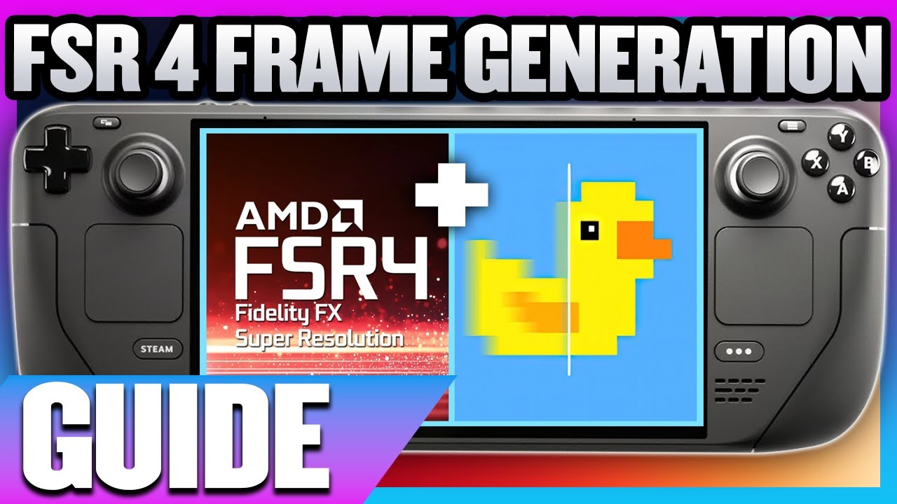 Как использовать FSR 4 Plus Lossless Scaling в Steam Deck для достижения МАКСИМАЛЬНОЙ игровой про...