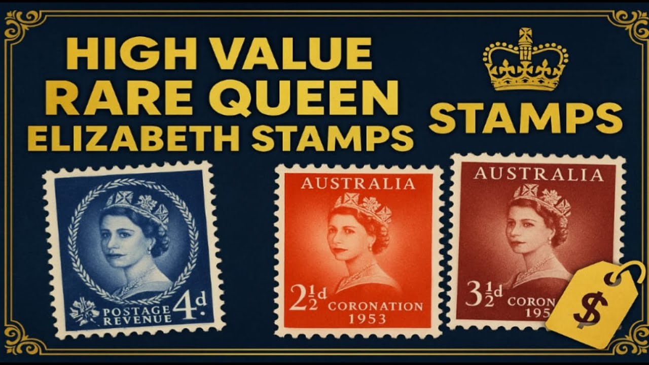 Rare Queen Elizabeth II Coronation Stamps Collection | UK & Australia
