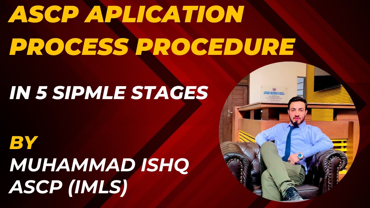ASCP application process procedure in 5 steps | Easy and Simple overview.