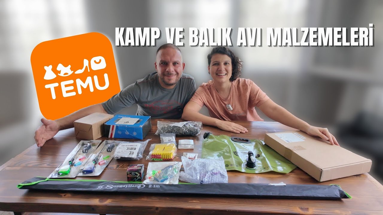 Ucuza Kamp ve Balık Avı Ekipmanları! TEMU'dan ALIŞVERİŞ YAPTIK!