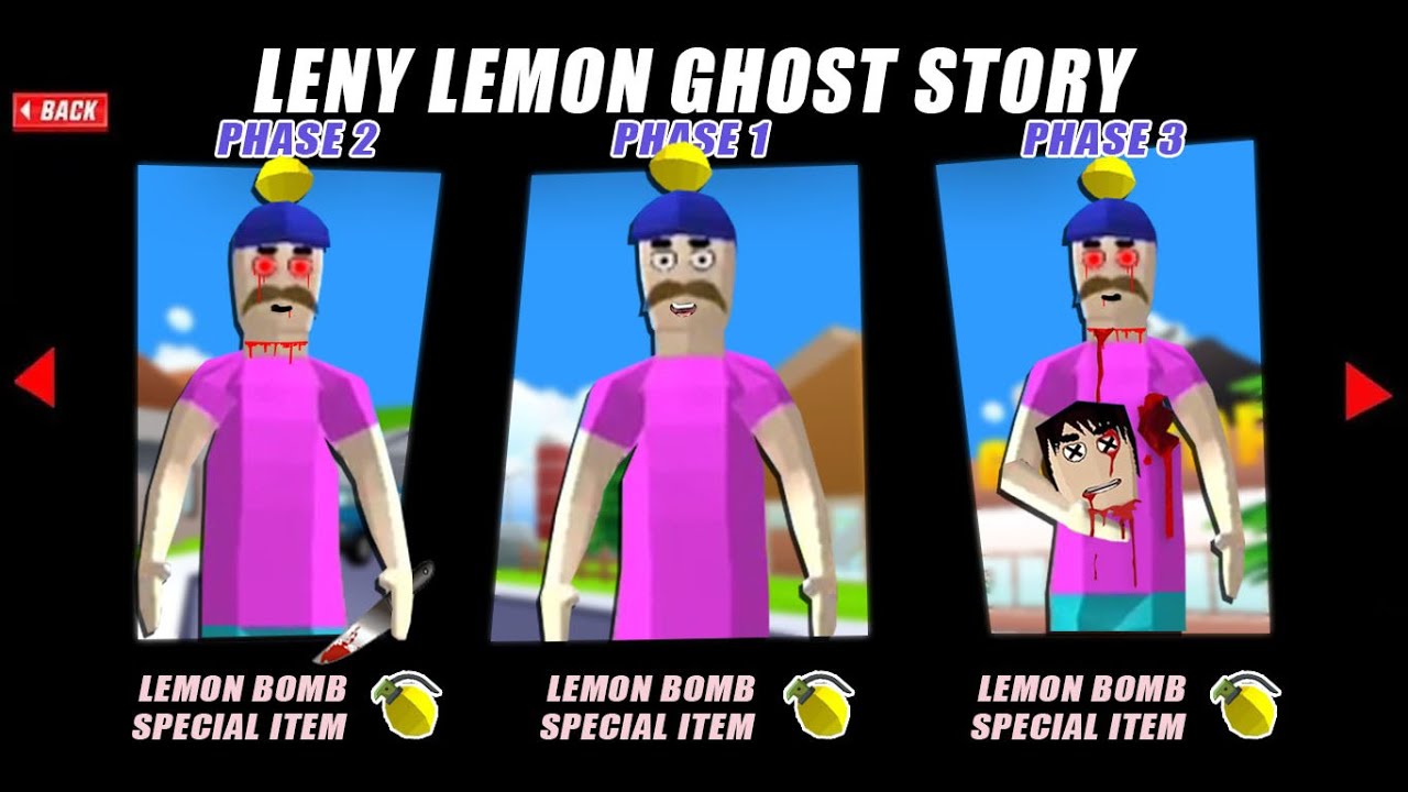 [ SECRET SCENE ] LENY LEMON GHOST STORY FULL PART AND ENDING ❗ ANIMASI DUDE THEFT WARS
