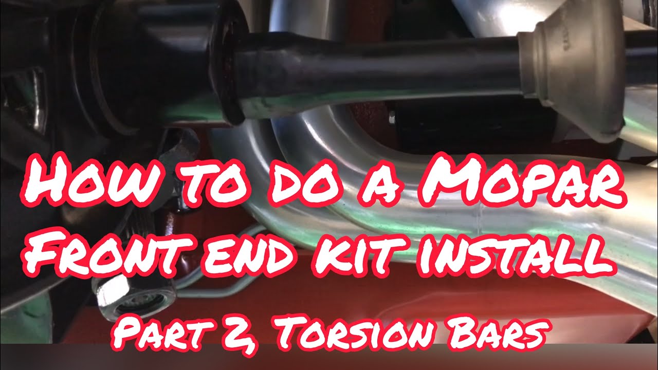Torsion Bar Installation