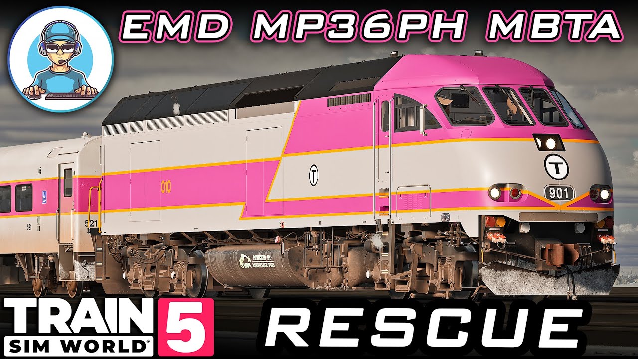 MP36PH MBTA Rescue (Custom Livery) @TrainSimWorld ​@amtrak​
