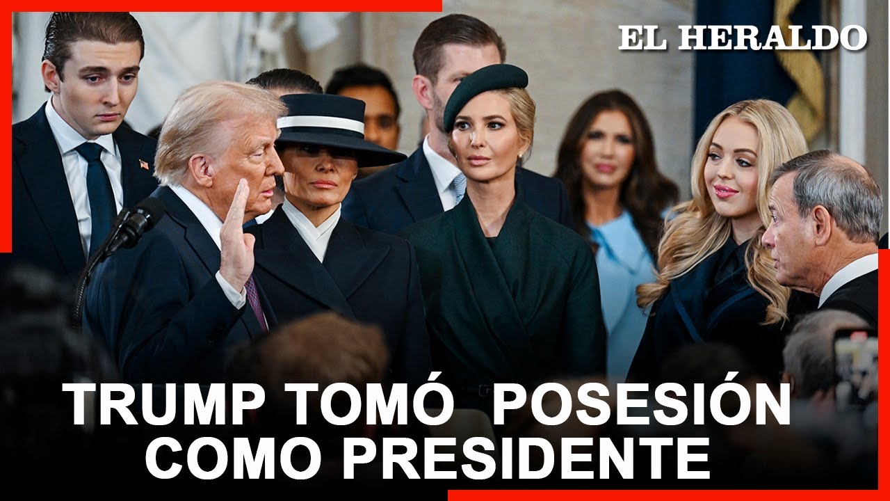 Donald Trump jura como nuevo presidente Estados Unidos